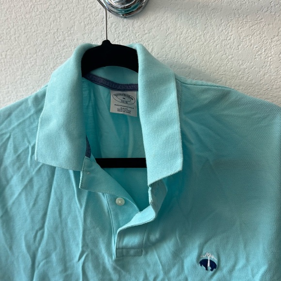 Brooks Brothers teal polo - Picture 1 of 2